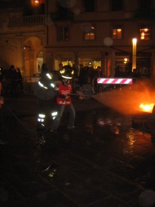Pompieri in azione