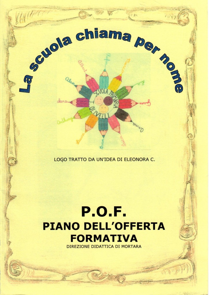 La copertina P.O.F. dal 2007 al 2010